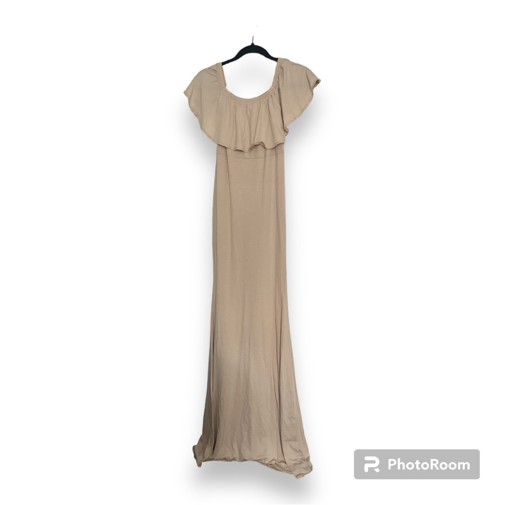 Woman off shoulder ruffle dress size S